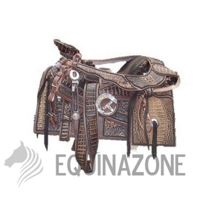 Montura Charra Cocodrilo Deluxe